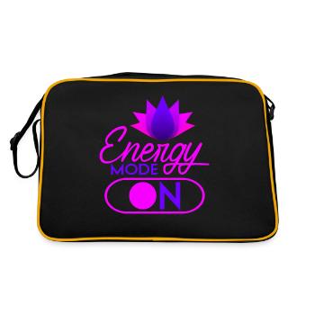 Chakra Guérison Holistique Mains Guérisseur Énergétique Reiki - Sac Retro - noir/or - Dos