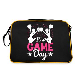 Cheerleading Cheerleader Cheer - Retro Bag - black/gold - Back