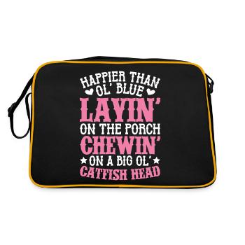 Southern Slang Relaxation Land - Retro Bag - black/gold - Back
