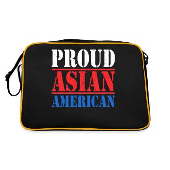 AAPI des îles du Pacifique - Sac Retro - noir/or - Dos