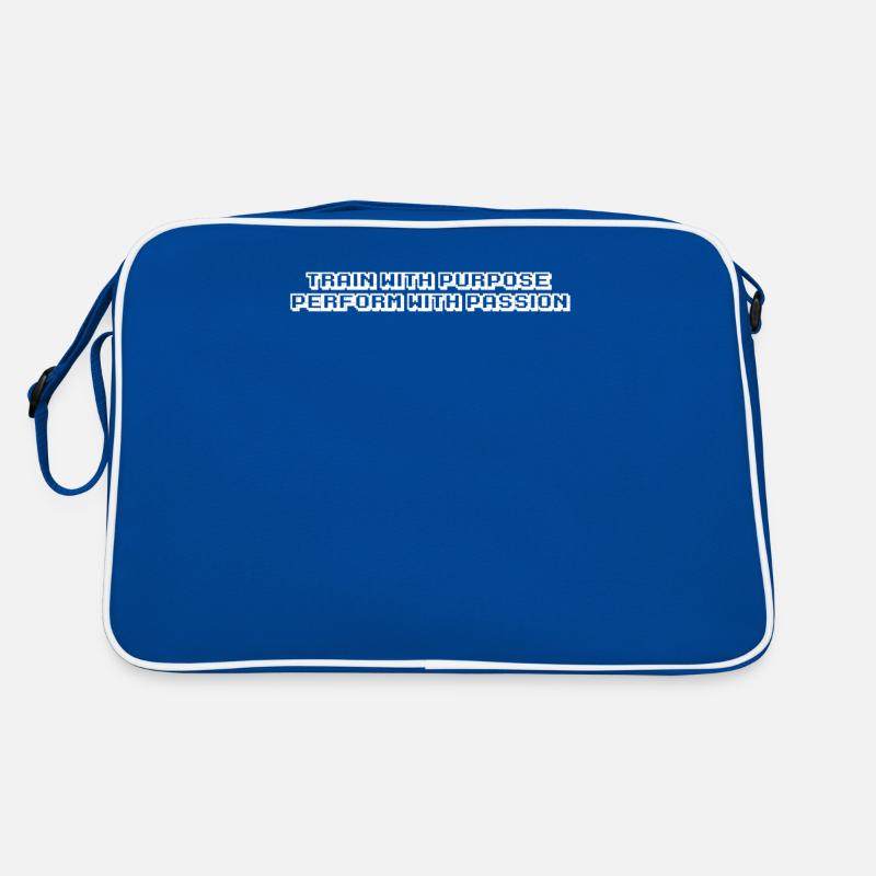 Fitness - Train with purpose, perform with Retro Tasche