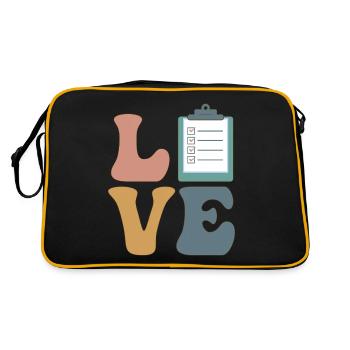 Event Planner Event Planning Event Staff - Retro Bag - black/gold - Back
