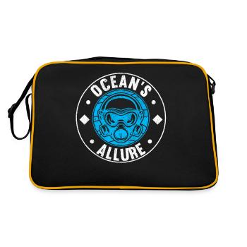 Plongée sous-marine, Plongée sous-marine, Vacances en mer - Sac Retro - noir/or - Dos