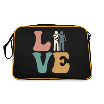 Geriatrics Older people Geriatric care - Retro Bag - black/gold - Back