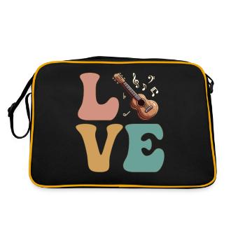Guitariste Guitariste - Sac Retro - noir/or - Dos