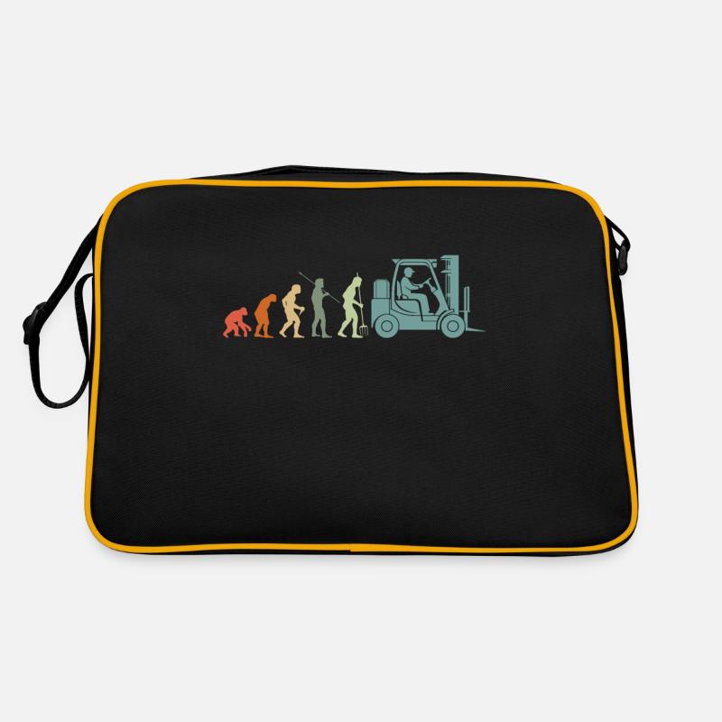 Forklift Driver Vintage Warehouse Clerk Occupations Retro Bag