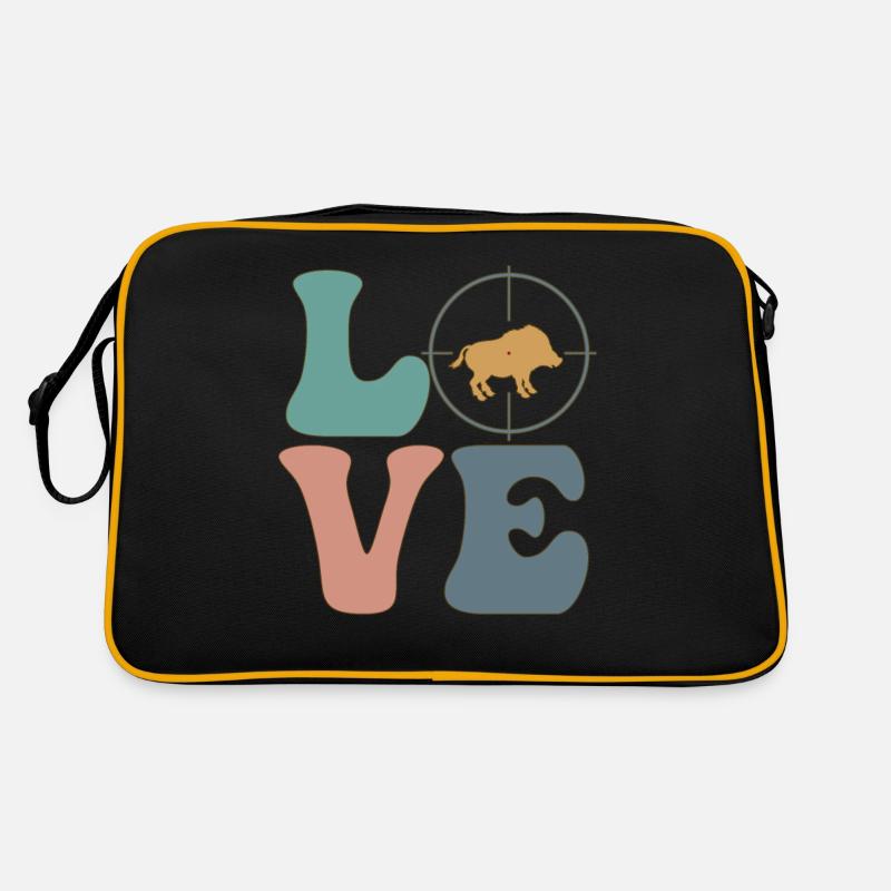 Hog Hunter Pig Hunt Retro Bag