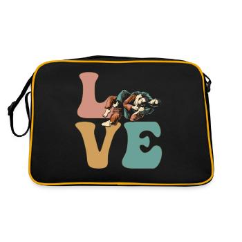 Jiu Jitsu BJJ Arts martiaux - Sac Retro - noir/or - Dos