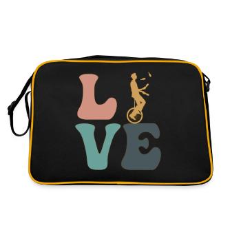 Jonglerie Cirque Jongleur - Sac Retro - noir/or - Dos