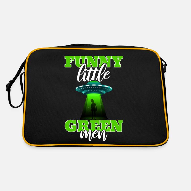 Alien, UFO, UAP, Space, Weltraum Flugobjekt Retro Tasche