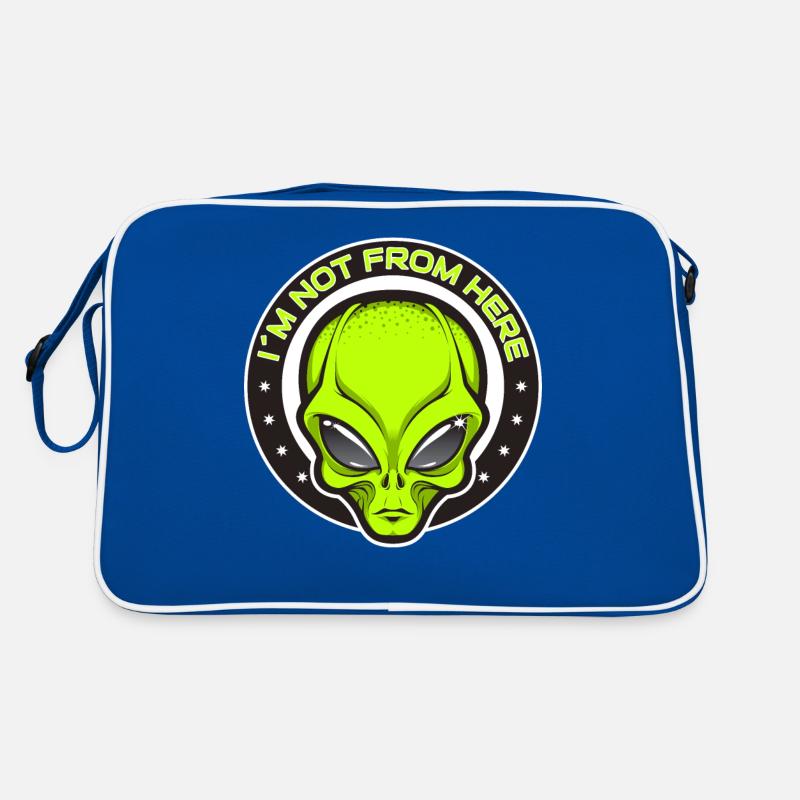 Alien, OVNI, UAP, Espace, Objet volant de l’espace Sac Retro