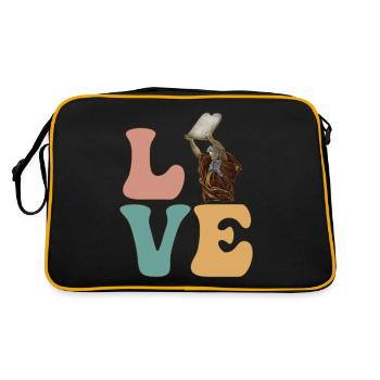 Moses Jewish Israeli 10 Commandments - Retro Bag - black/gold - Back
