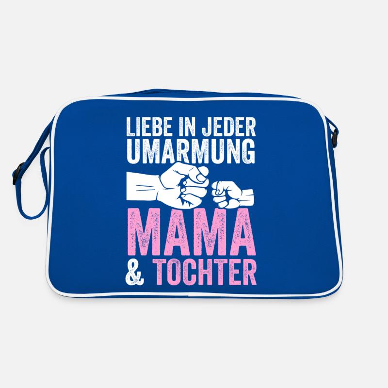 Mutter Muttertag Mama und Tochter Retro Tasche