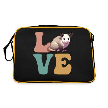 Opossum Opossum - Retro Bag - black/gold - Back