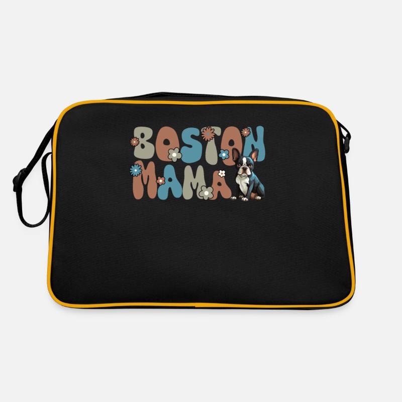 Boston Terrier Groovy Boston Maman Sac Retro