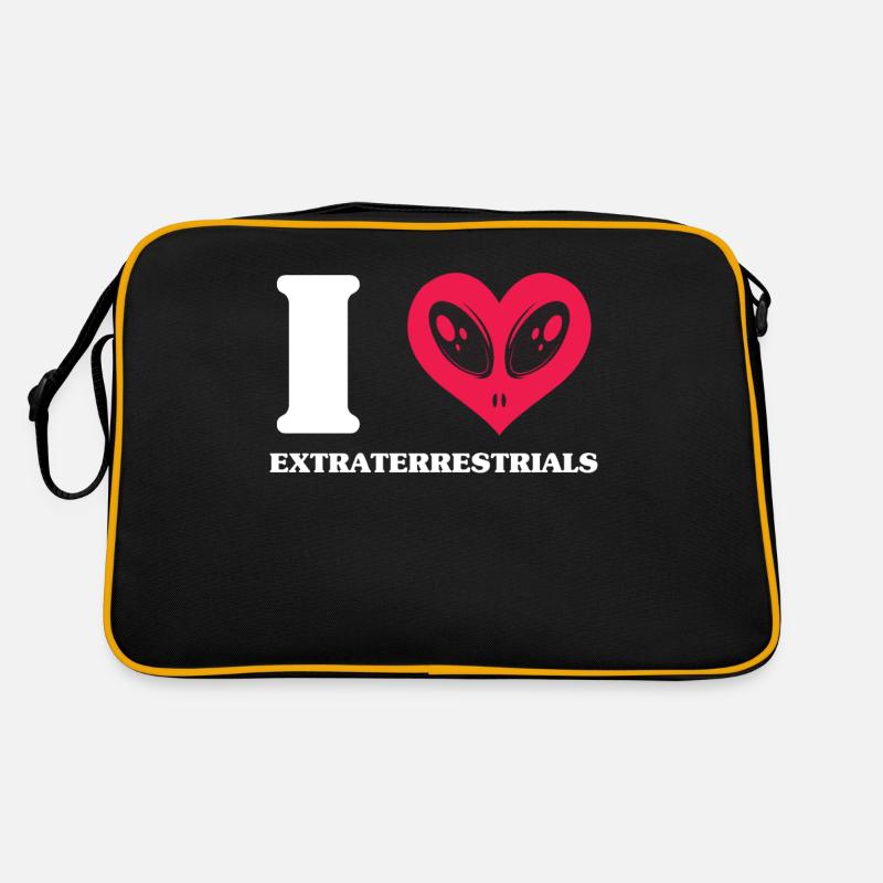 Alien, UFO, UAP, Space, Weltraum Flugobjekt Retro Tasche