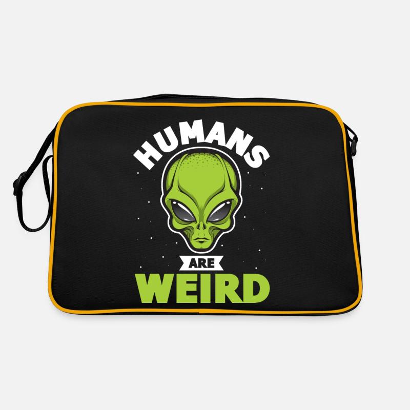 Alien, UFO, UAP, Space, Weltraum Flugobjekt Retro Tasche