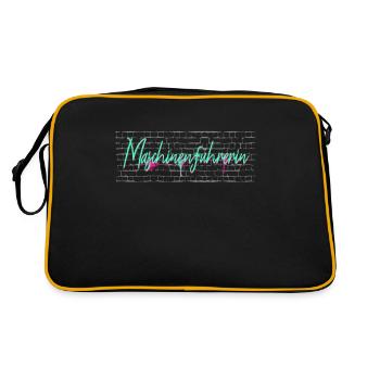 Plant Operator Graduation Gift Machine Operator - Retro Bag - black/gold - Back