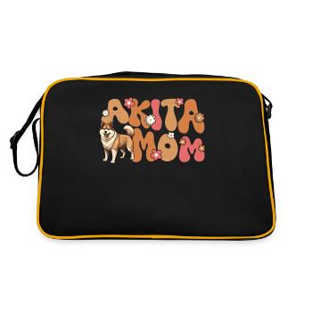 Akita Groovy Akita mom - Retro Bag - black/gold - Back