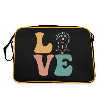 Jeu d’arcade de flipper - Sac Retro - noir/or - Dos