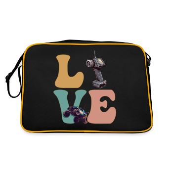 RC Car Remote Control Racing Racer - Retro Bag - black/gold - Back