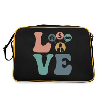 Repossession Agent Repo Agent Repo Man - Retro Bag - black/gold - Back