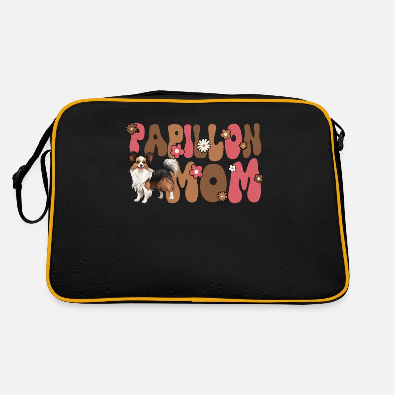 Continental Miniature Spaniel Groovy Papillon maman Sac Retro
