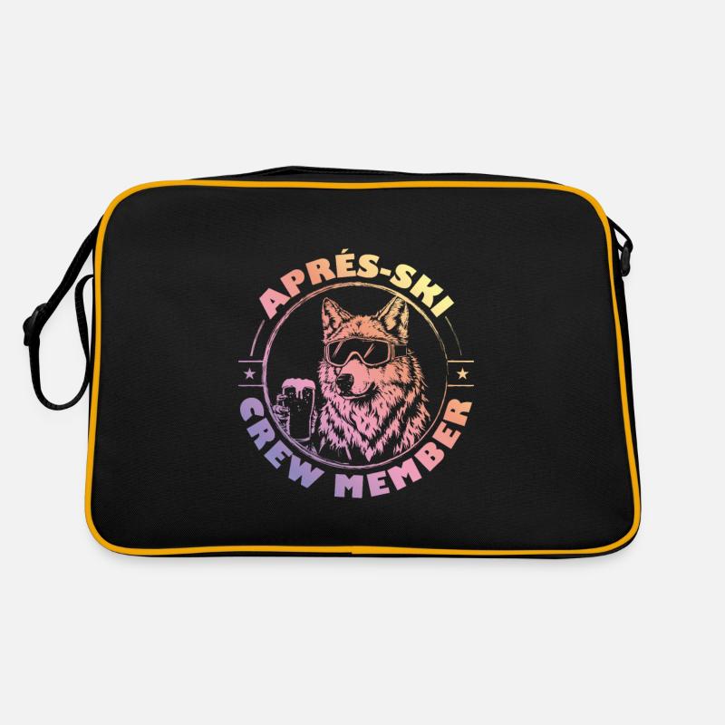 L’équipe d’après-ski Wolf dit coloré Sac Retro