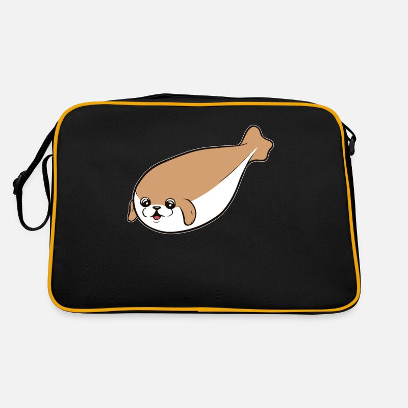 Sacabambaspis Fish Meme Pug Dog Retro Bag