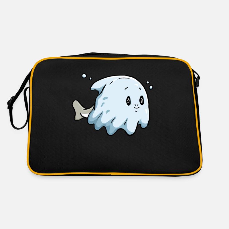 Sacabambaspis Fish Meme Ghost Halloween Retro Bag