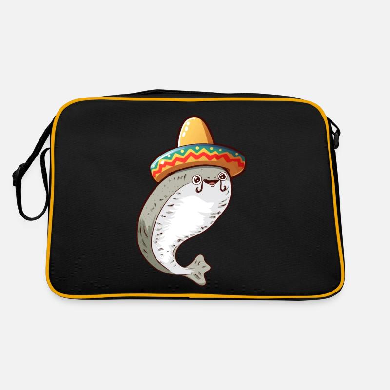 Sacabambaspis Fish Meme Cinco De Mayo Mexican Retro Bag