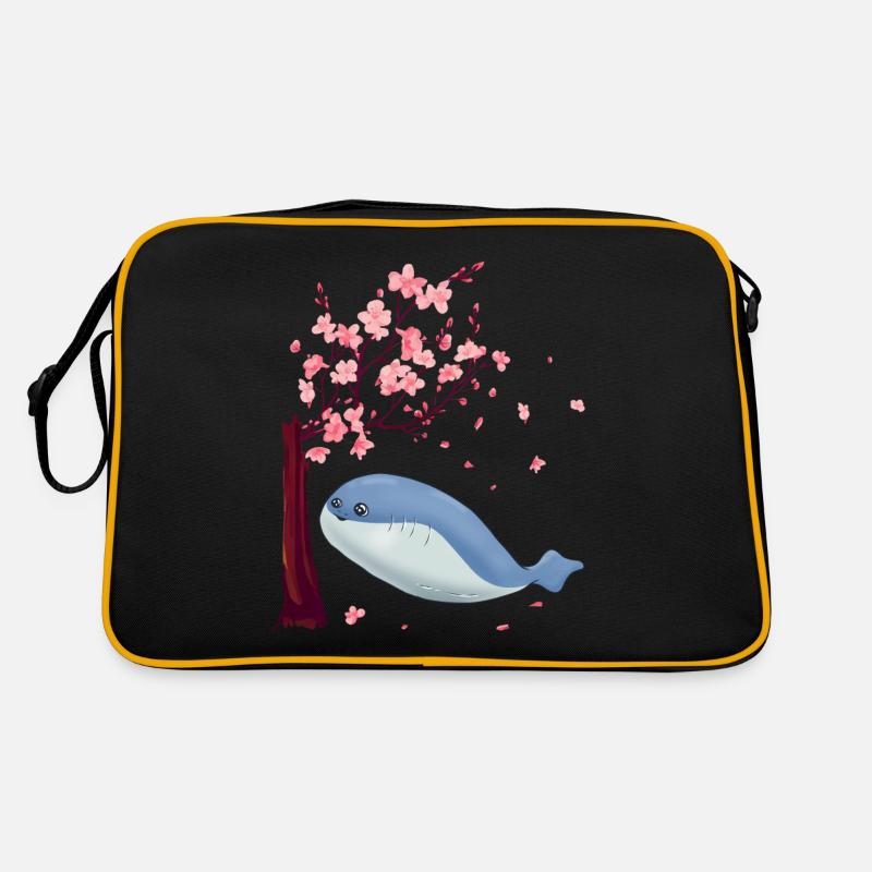 Sacabambaspis Fish Meme Sakura Cherry Blossom Retro Bag
