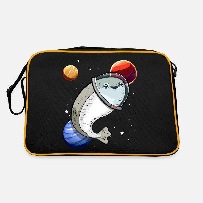 Sacabambaspis Poisson Meme Astronaute Espace Planète Sac Retro