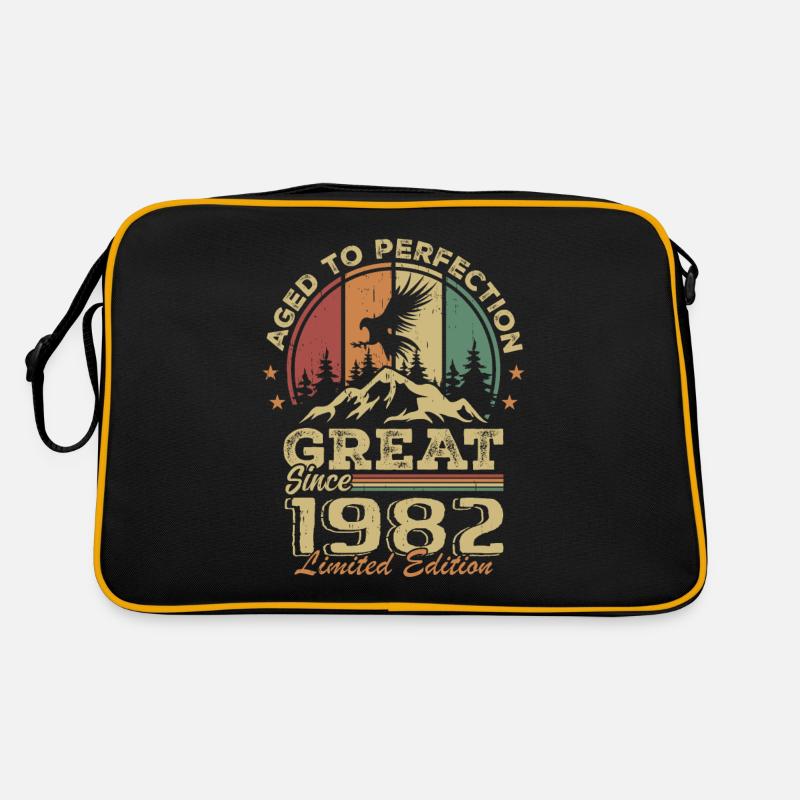Jahrgang 1982 Geburtstag - 1982 Retro Geschenkidee Retro Tasche