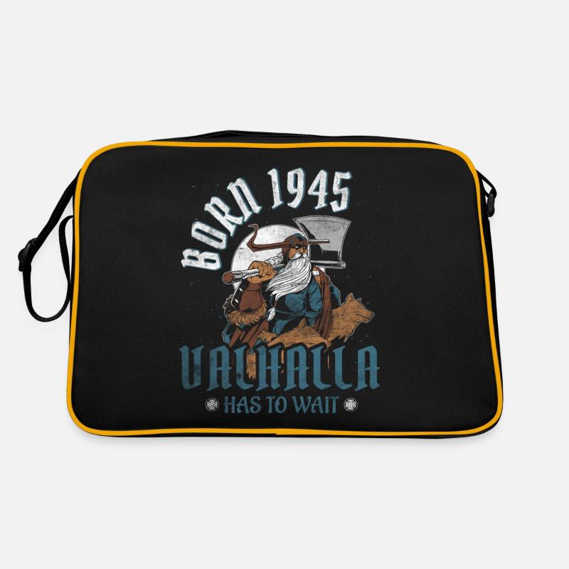 Odin's Sons Are Born 1945 Viking 79th Birthday Retro Bag