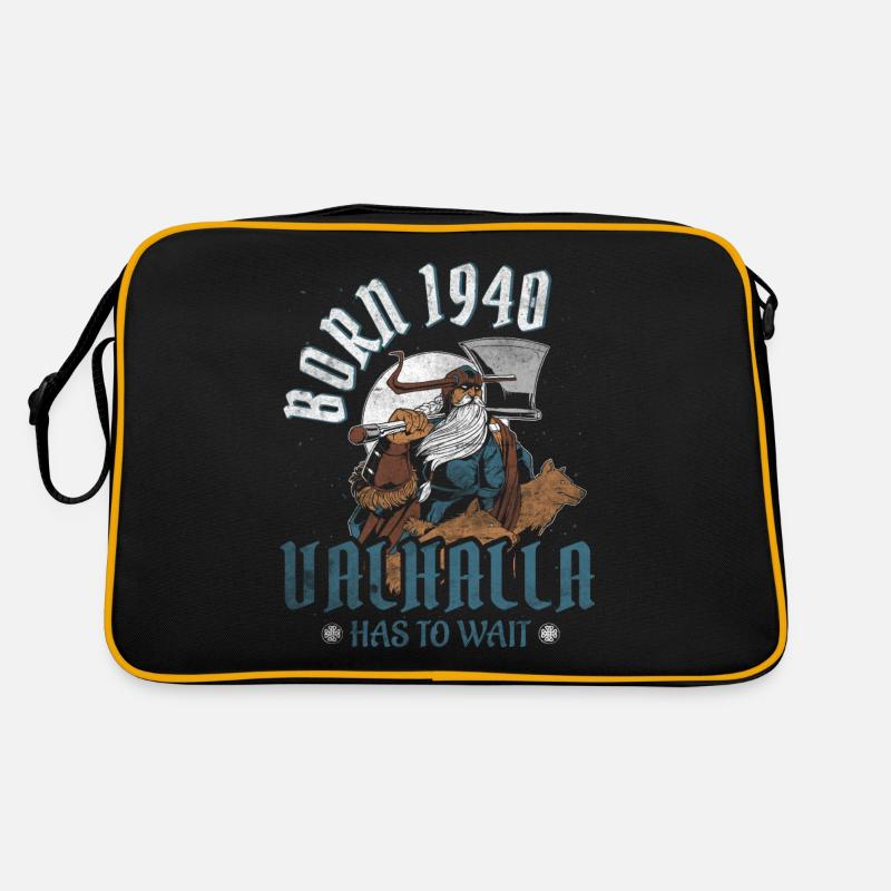 Odin's Sons Are Born 1940 Viking 84th Birthday Retro Bag
