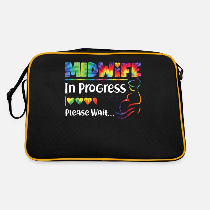 Nurse Midwife Birth Worker Student Retro Tasche