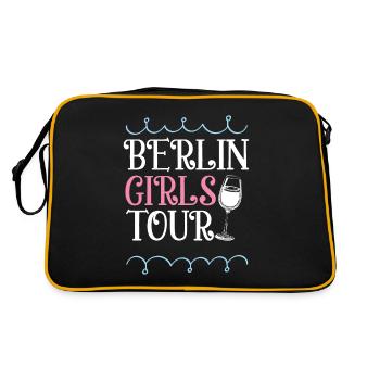 Coeur de la tournée des filles de Berlin - Sac Retro - noir/or - Dos