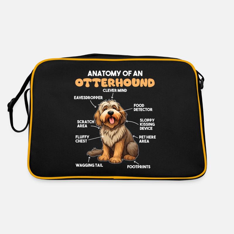 Explication du chien Anatomie d’un lévrier Sac Retro