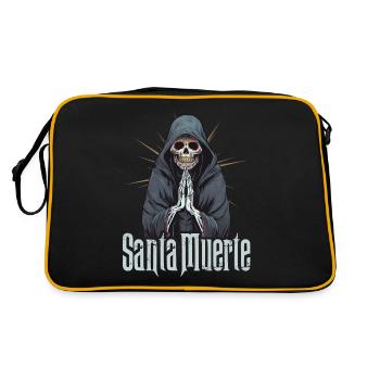 Santisima Muerte Dia De Los Muertos Mexicain - Sac Retro - noir/or - Dos