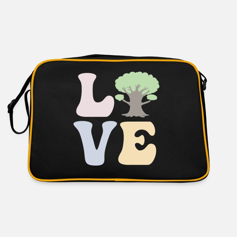 Tree Hugger Nature Environmentalist Retro Bag