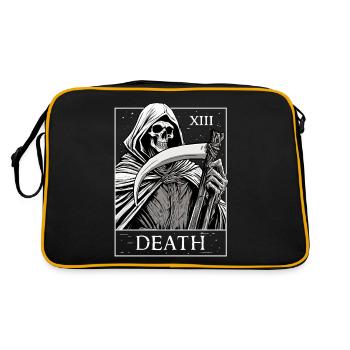 Carte de tarot de la mort de Santa Muerte Dia De Los Muertos - Sac Retro - noir/or - Dos