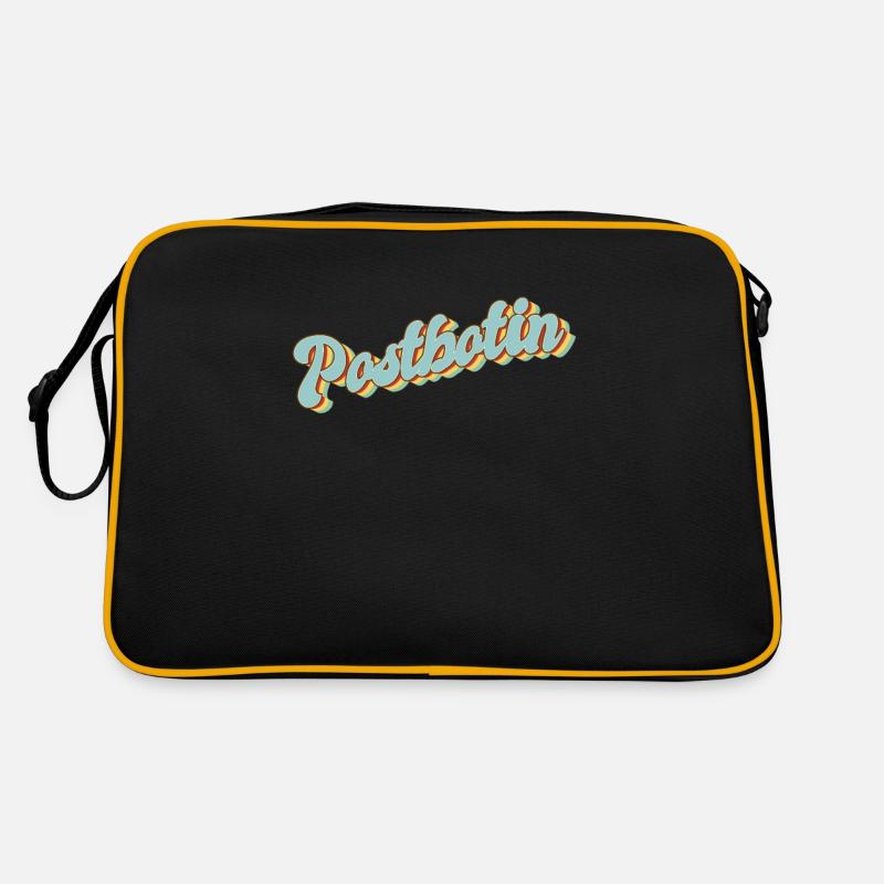 Postboten Abschluss-Geschenk Postbote Postbotin Retro Tasche