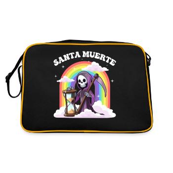 Mignonne Santa Muerte Santisima Muerte - Sac Retro - noir/or - Dos