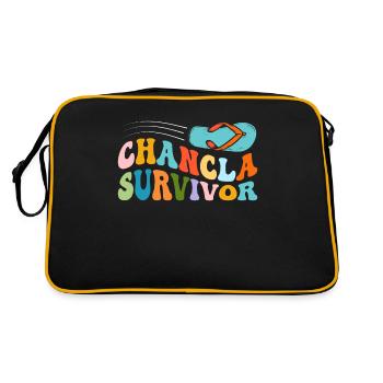 Chancla Survivor Groovy La Chancla Mexique - Sac Retro - noir/or - Dos