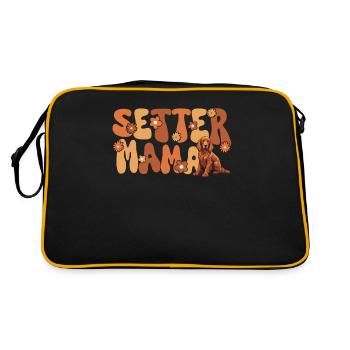Irish Red Setter Groovy Setter Mom - Retro Bag - black/gold - Back
