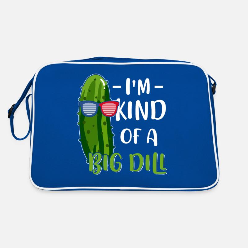 Cornichon végétarien végétalien Sac Retro