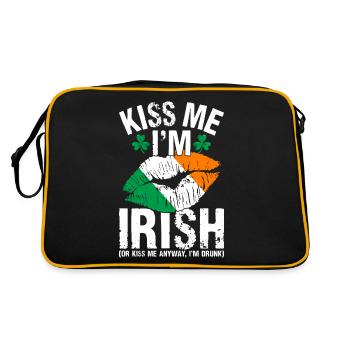 Fête de la Saint-Patrick amusante - Sac Retro - noir/or - Dos