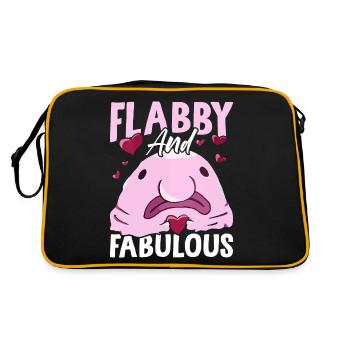 Drôle de créature marine Blobfish - Sac Retro - noir/or - Dos
