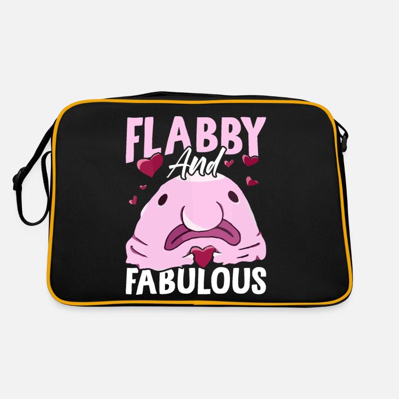 Drôle de créature marine Blobfish Sac Retro